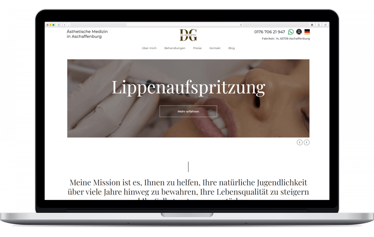 DG Aesthetic — проект SDBG