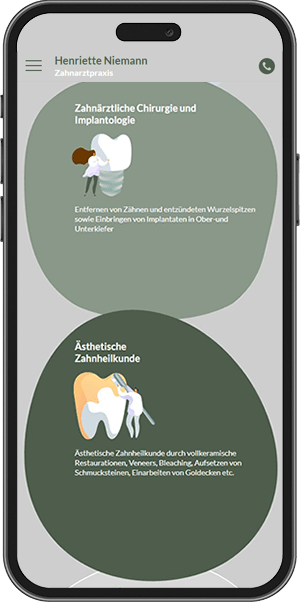Zahnarztpraxis Niemann mobile