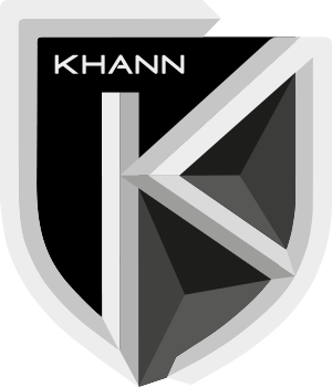 Эскиз эмблемы для колесных дисков компании KHANN