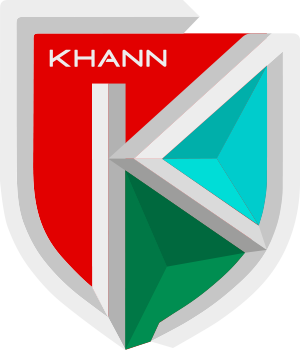 Эскиз эмблемы для колесных дисков компании KHANN