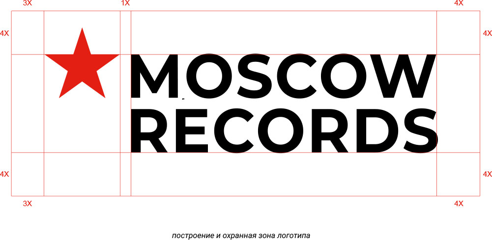 Нейминг и логотип студии звукозаписи Moscow Records