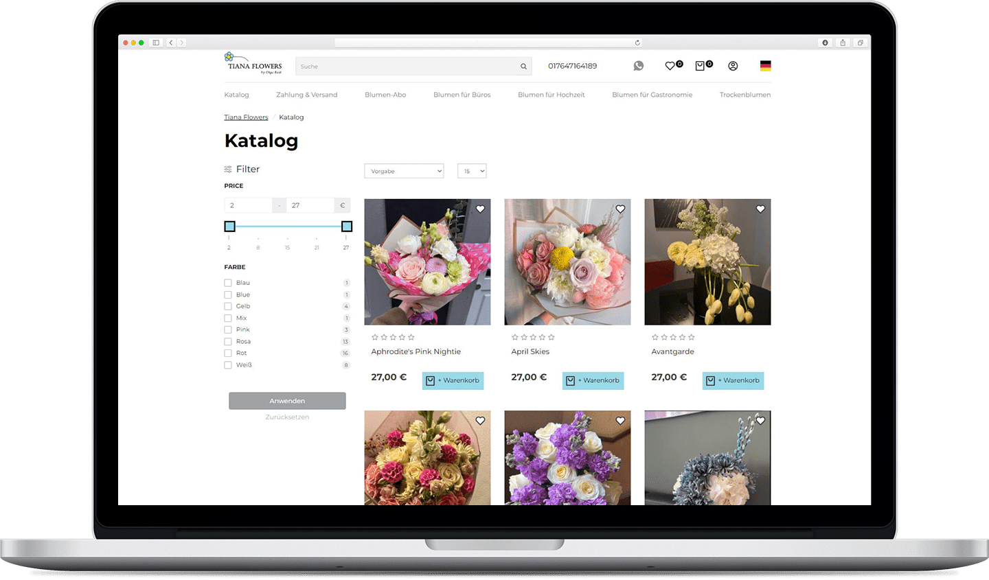 Tiana Flowers desktop