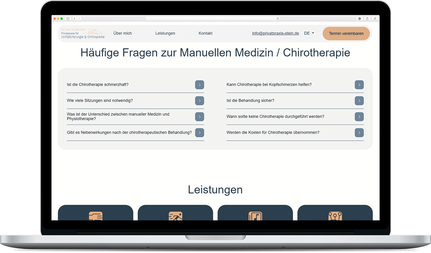 Privatpraxis Dr. med. Karolin Stein desktop