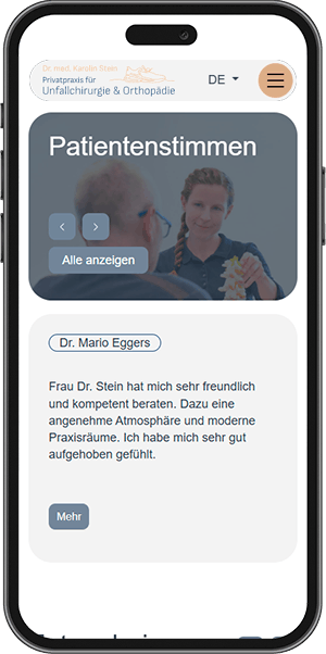 Privatpraxis Dr. med. Karolin Stein mobile