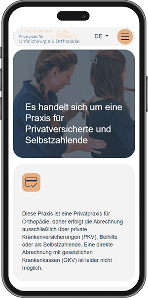 Privatpraxis Dr. med. Karolin Stein mobile