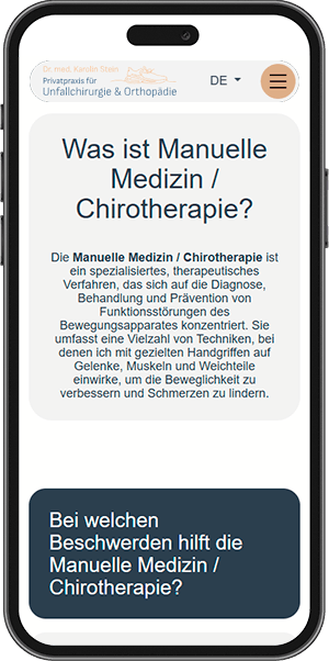 Privatpraxis Dr. med. Karolin Stein mobile