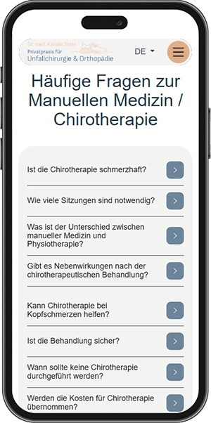 Privatpraxis Dr. med. Karolin Stein mobile