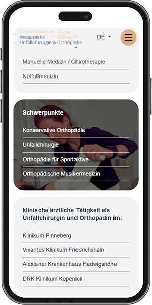 Privatpraxis Dr. med. Karolin Stein mobile