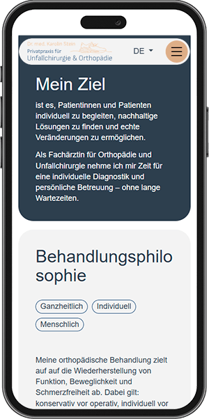 Privatpraxis Dr. med. Karolin Stein mobile