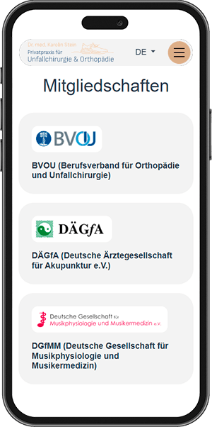 Privatpraxis Dr. med. Karolin Stein mobile