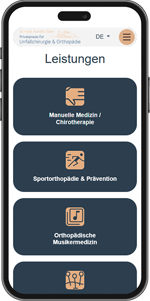 Privatpraxis Dr. med. Karolin Stein мобильная версия сайта