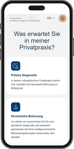 Privatpraxis Dr. med. Karolin Stein mobile