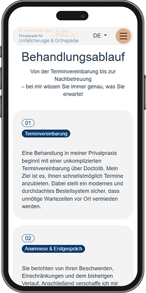 Privatpraxis Dr. med. Karolin Stein mobile