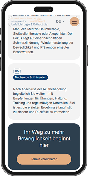 Privatpraxis Dr. med. Karolin Stein mobile