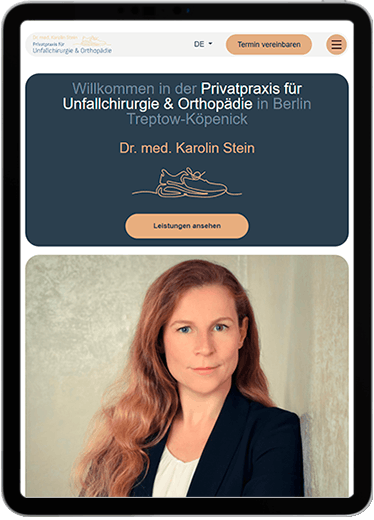 Privatpraxis Dr. med. Karolin Stein tablet