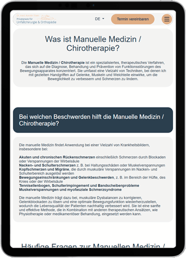 Privatpraxis Dr. med. Karolin Stein tablet