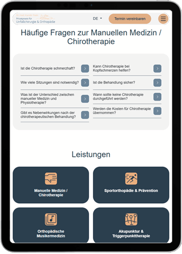 Privatpraxis Dr. med. Karolin Stein tablet