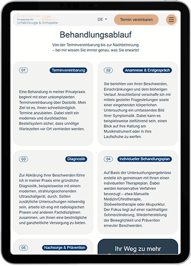 Privatpraxis Dr. med. Karolin Stein tablet