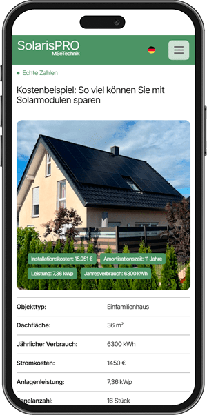 SolarisPRO — на мобильных устройствах