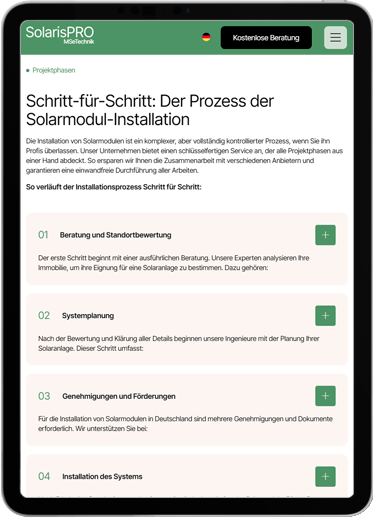SolarisPRO — для планшетов