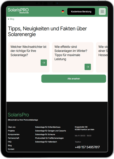 SolarisPRO — для планшетов