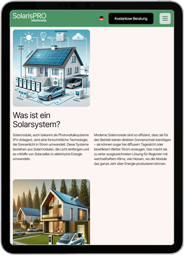 SolarisPRO — для планшетов