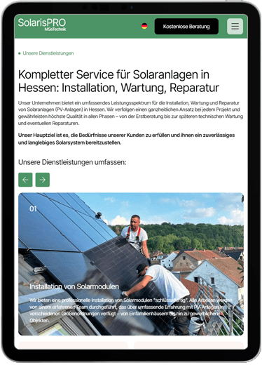 SolarisPRO — для планшетов