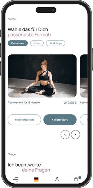 StayFitWithAn — описание курса на мобильных устройствах