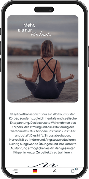 StayFitWithAn — контакты на мобильных устройствах