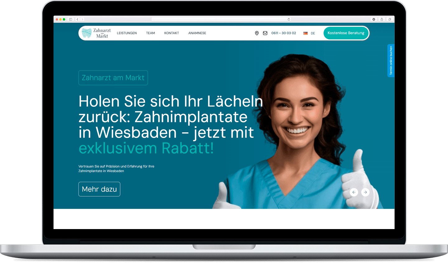 Zahnarzt am Markt desktop