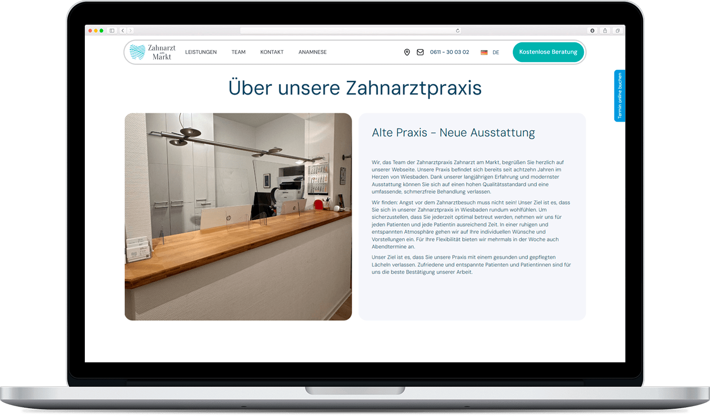 Zahnarzt am Markt desktop