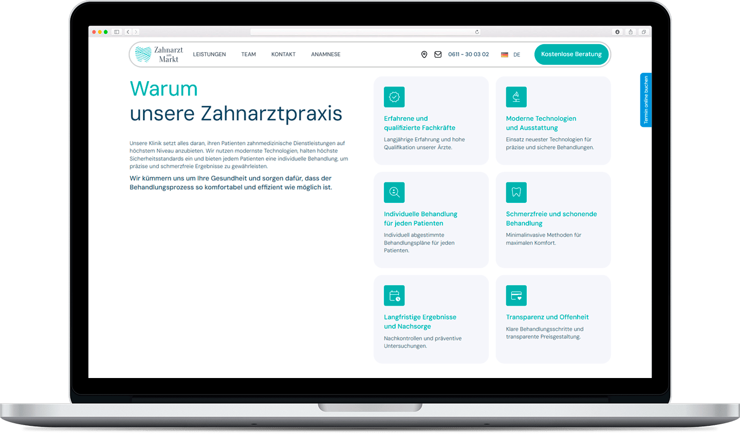 Zahnarzt am Markt desktop