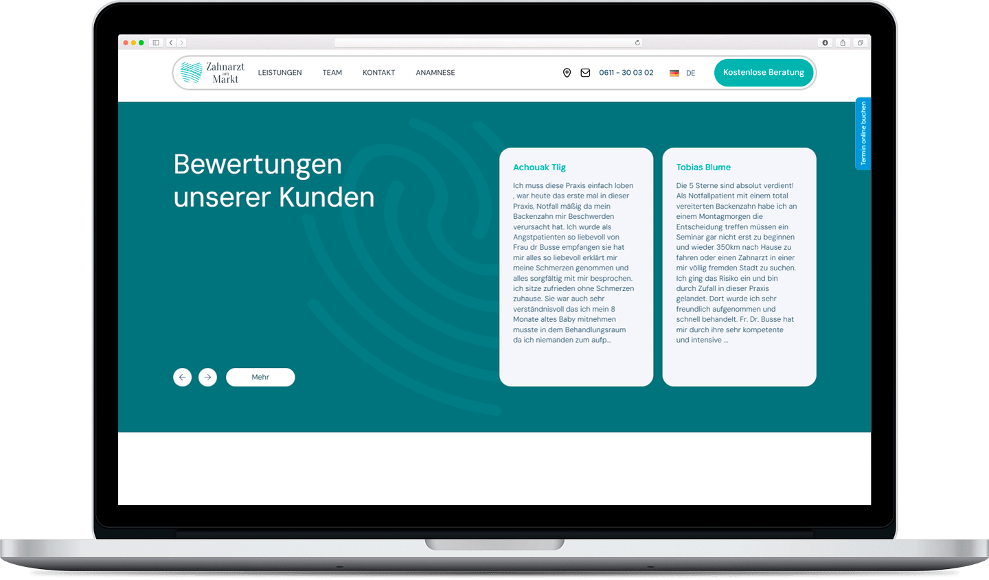 Zahnarzt am Markt desktop