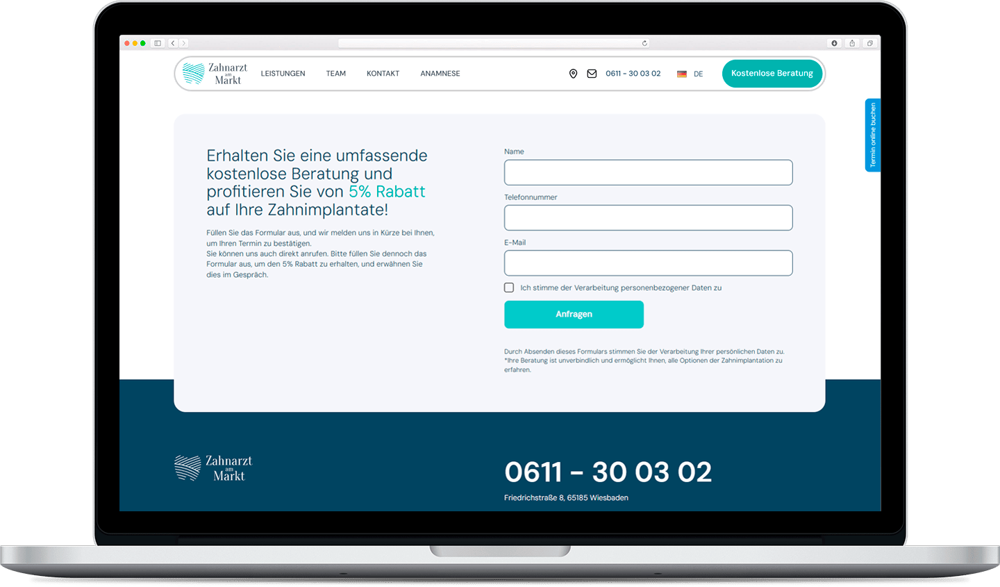 Zahnarzt am Markt desktop